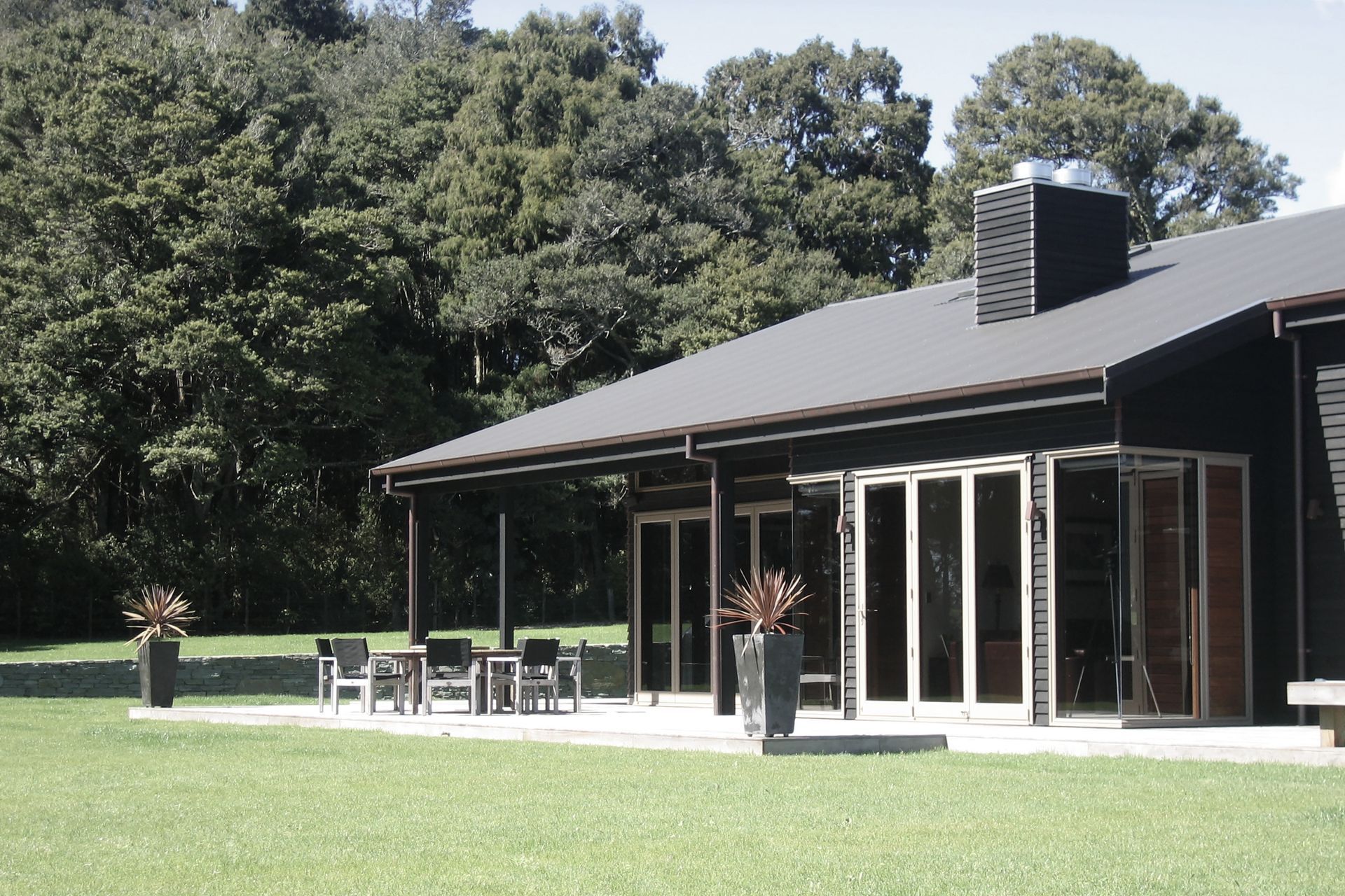 Deep verandahs on the western side give shade while also proving an option for outdoor entertaining.