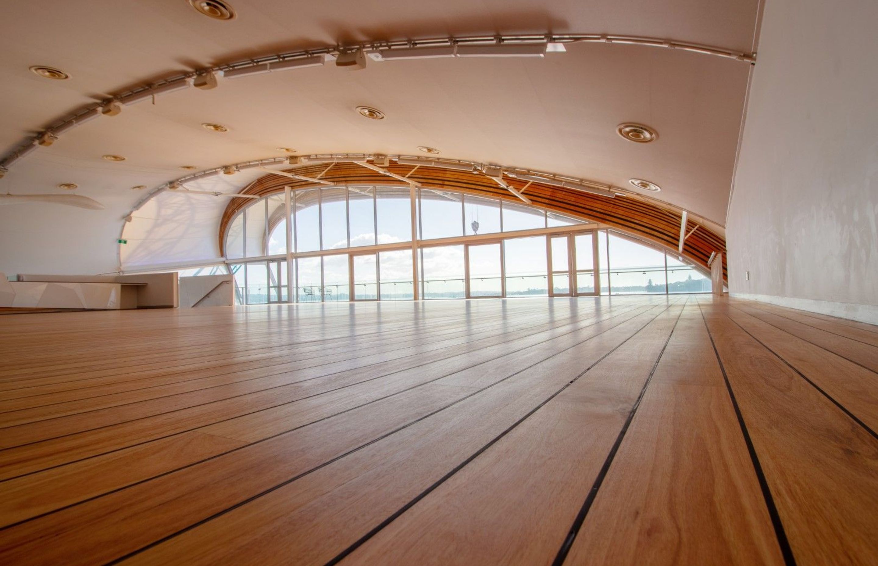HURFORD'S Silvertop Custom Boat Deck Profile for THE CLOUD, Auckland's Waterfront