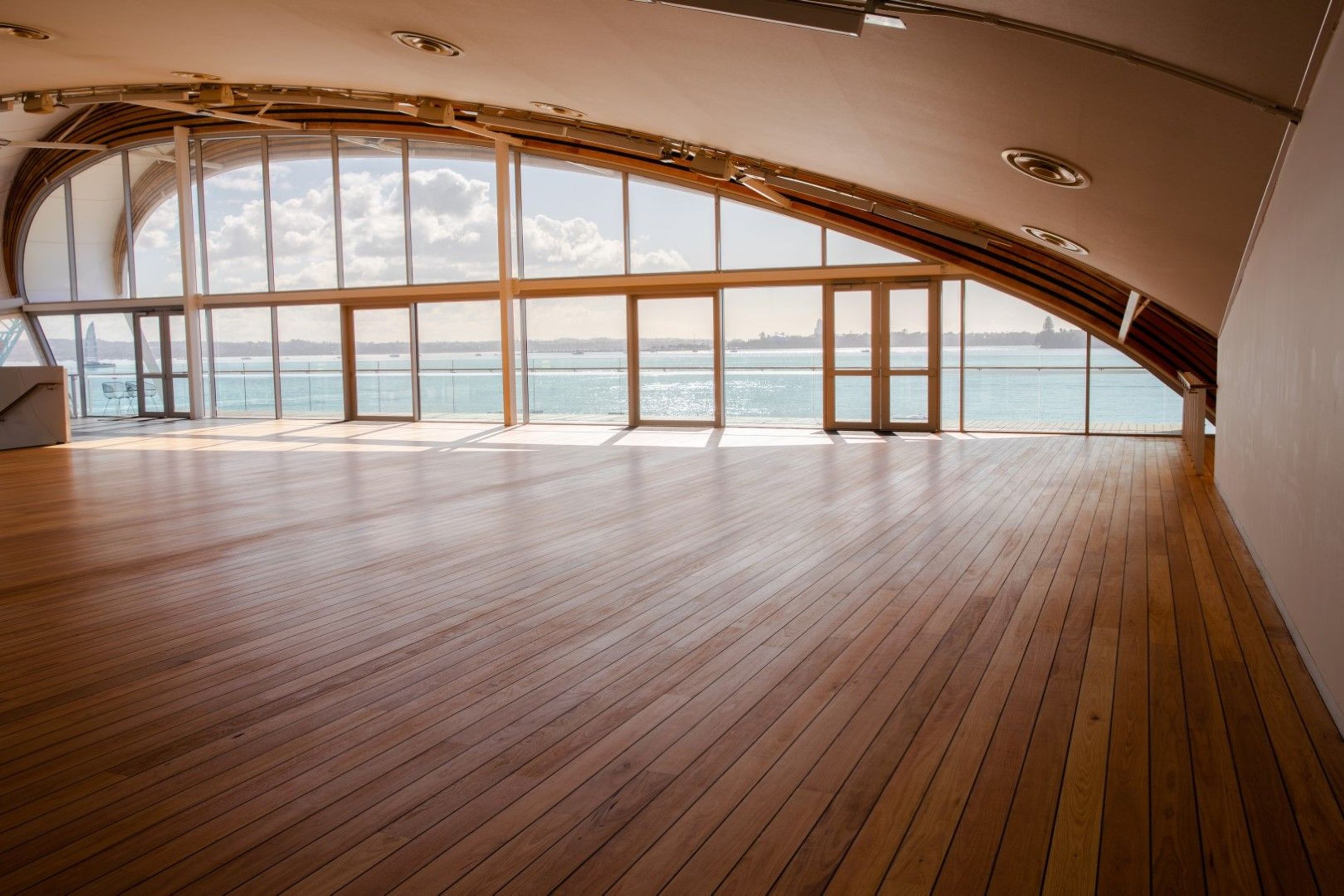 HURFORD'S Silvertop Custom Boat Deck Profile for THE CLOUD, Auckland's Waterfront  