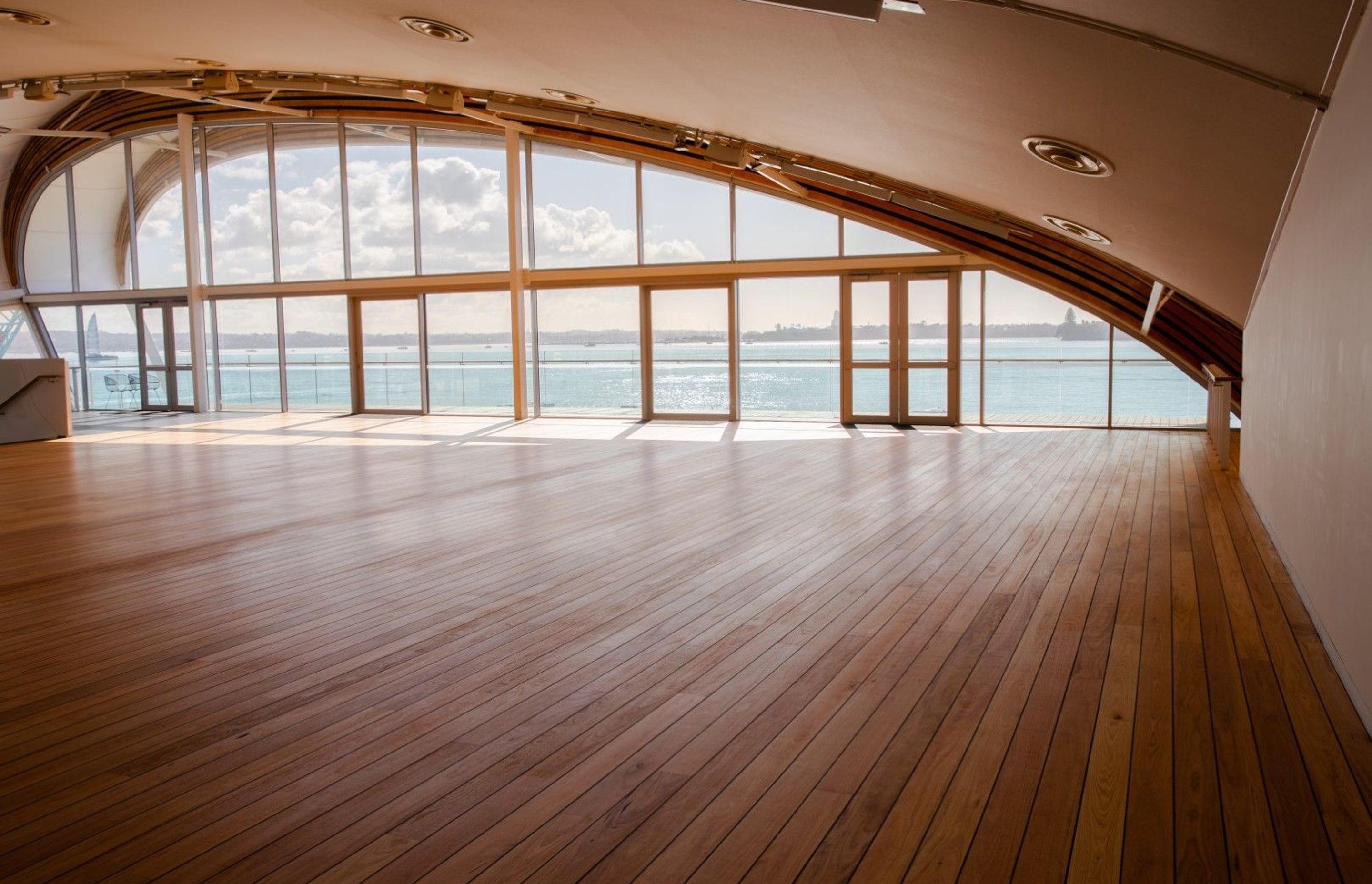 HURFORD'S Silvertop Custom Boat Deck Profile for THE CLOUD, Auckland's Waterfront  