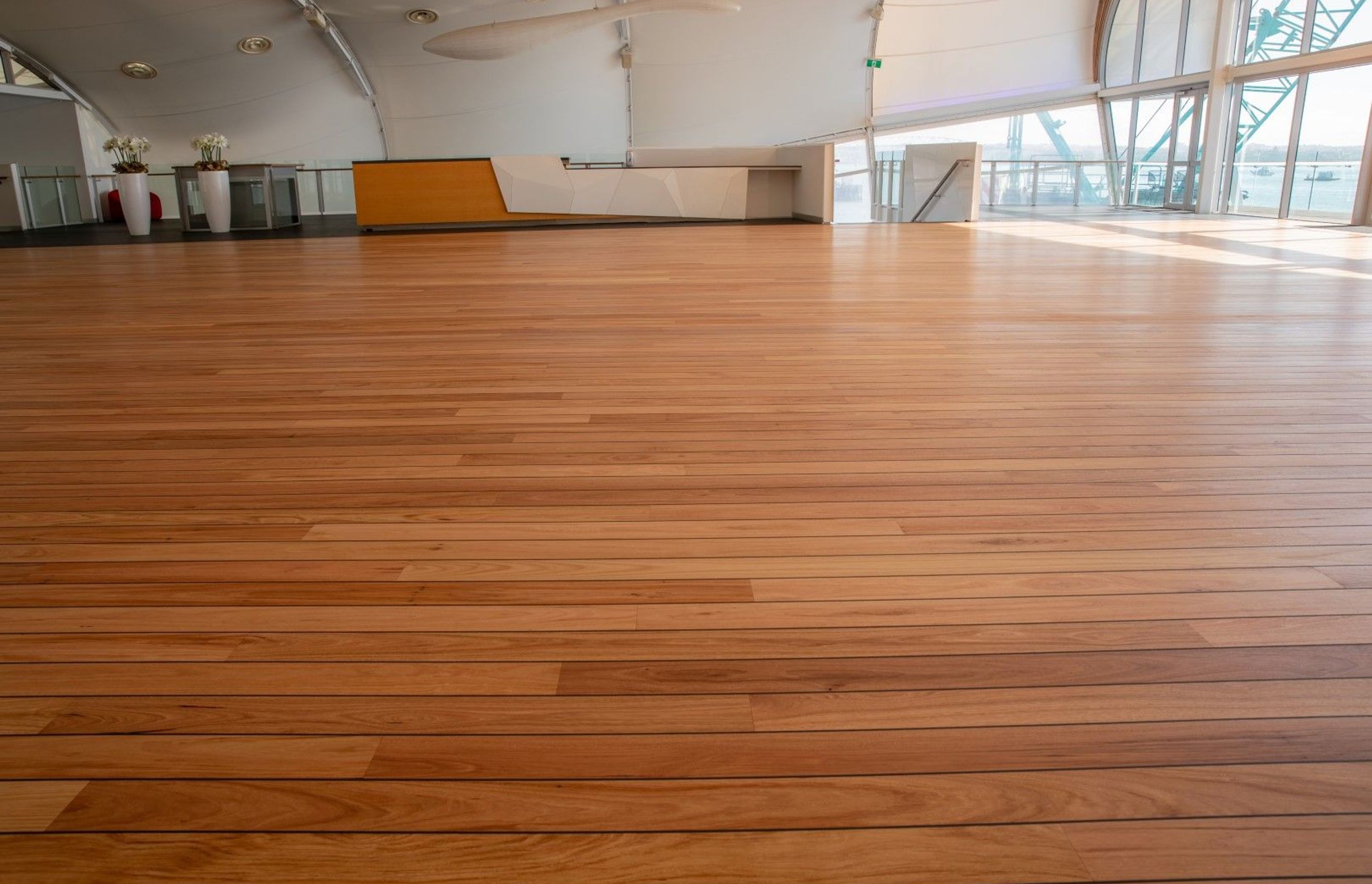 HURFORD'S Silvertop Custom Boat Deck Profile for THE CLOUD, Auckland's Waterfront  