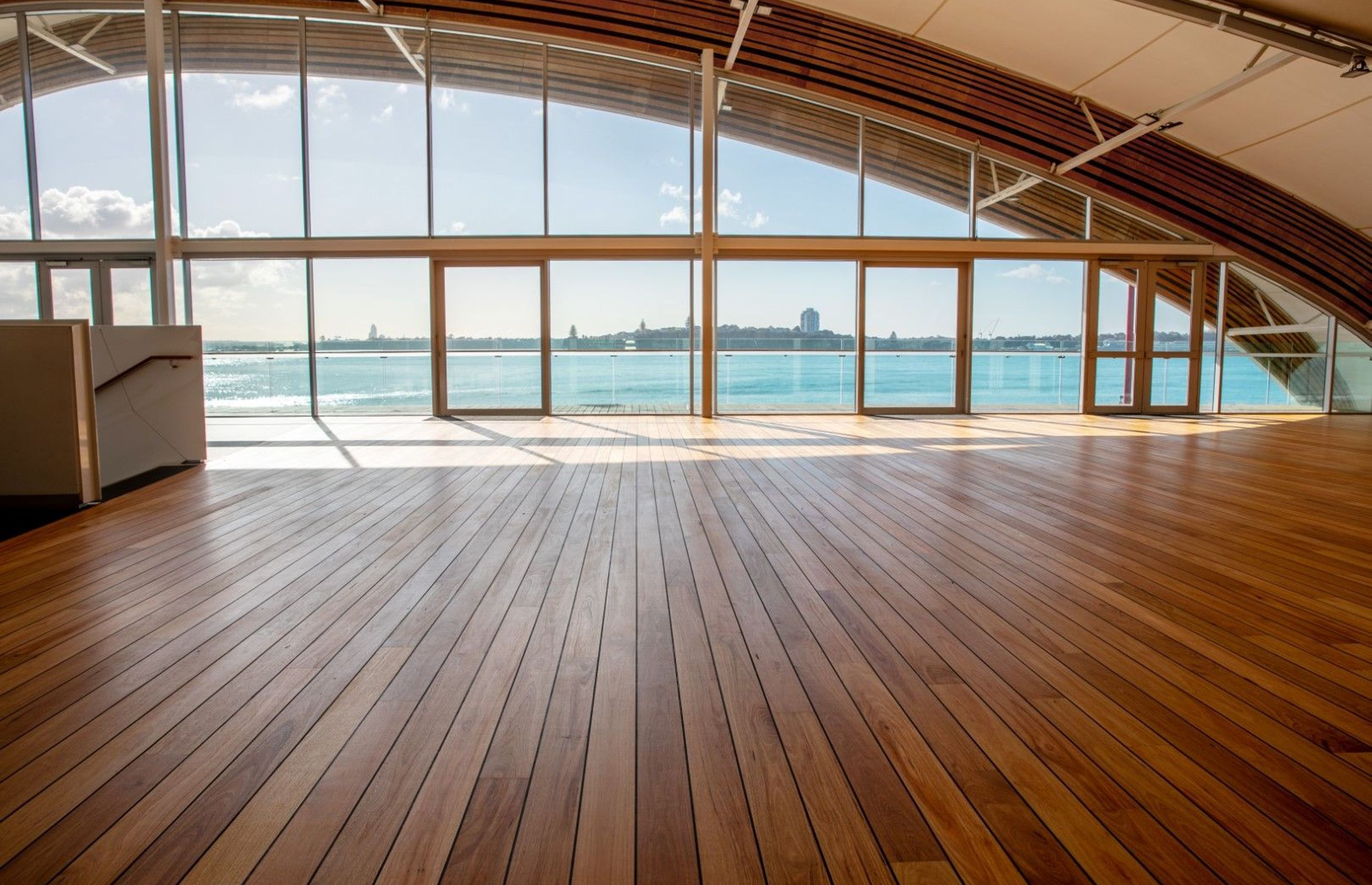HURFORD'S Silvertop Custom Boat Deck Profile for THE CLOUD, Auckland's Waterfront  