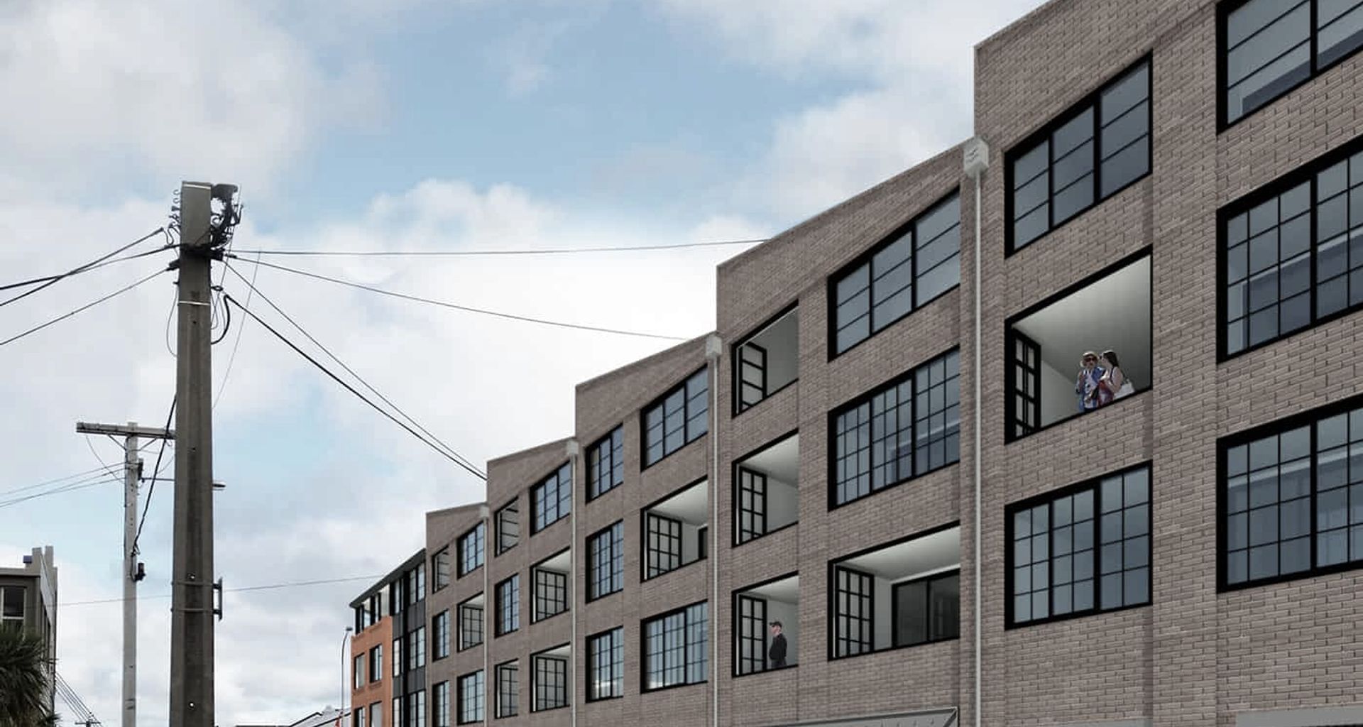 The District Apartments banner