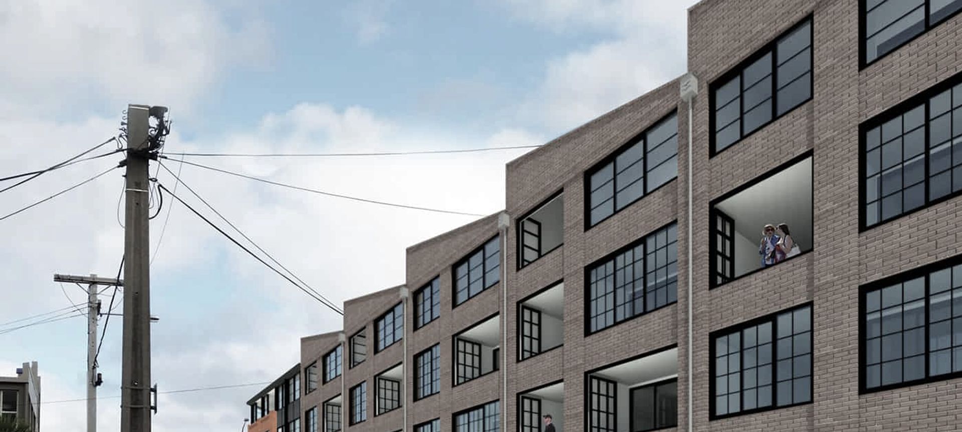The District Apartments banner