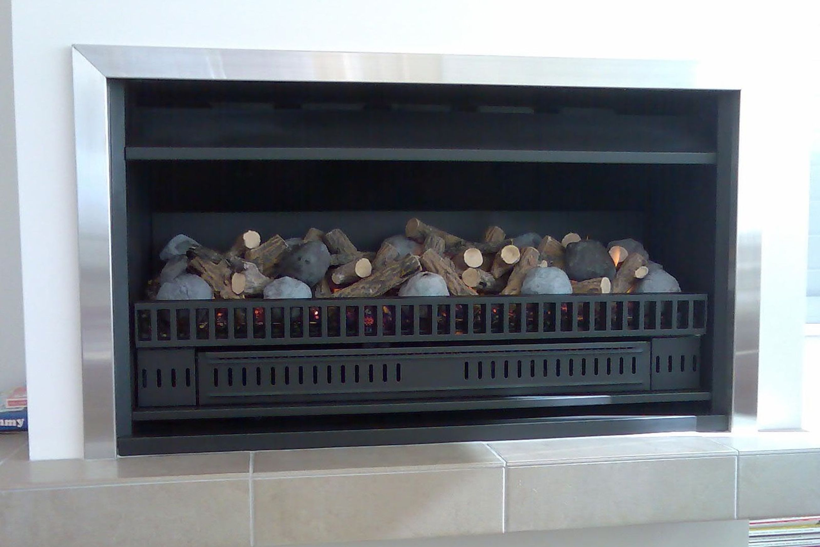 Thermoflow Open Gas Fireplace