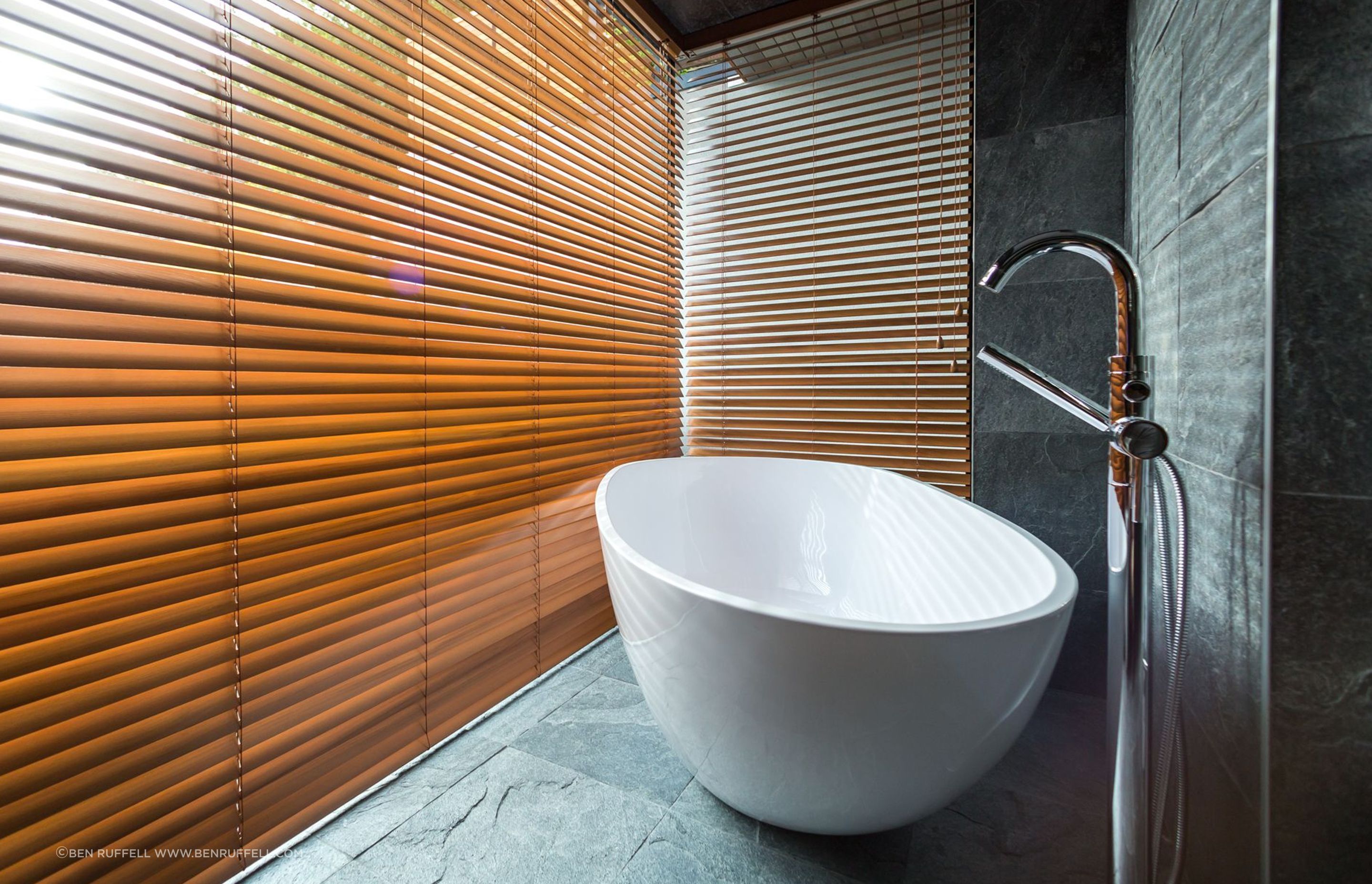 Each of the five bedroom suites has an en suite bathroom.