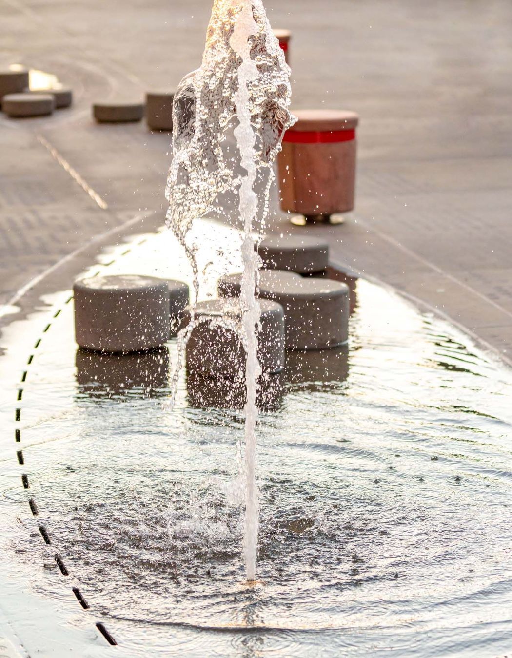 Jagas precast puddles and streetscape in Wynyard Quarter, Auckland