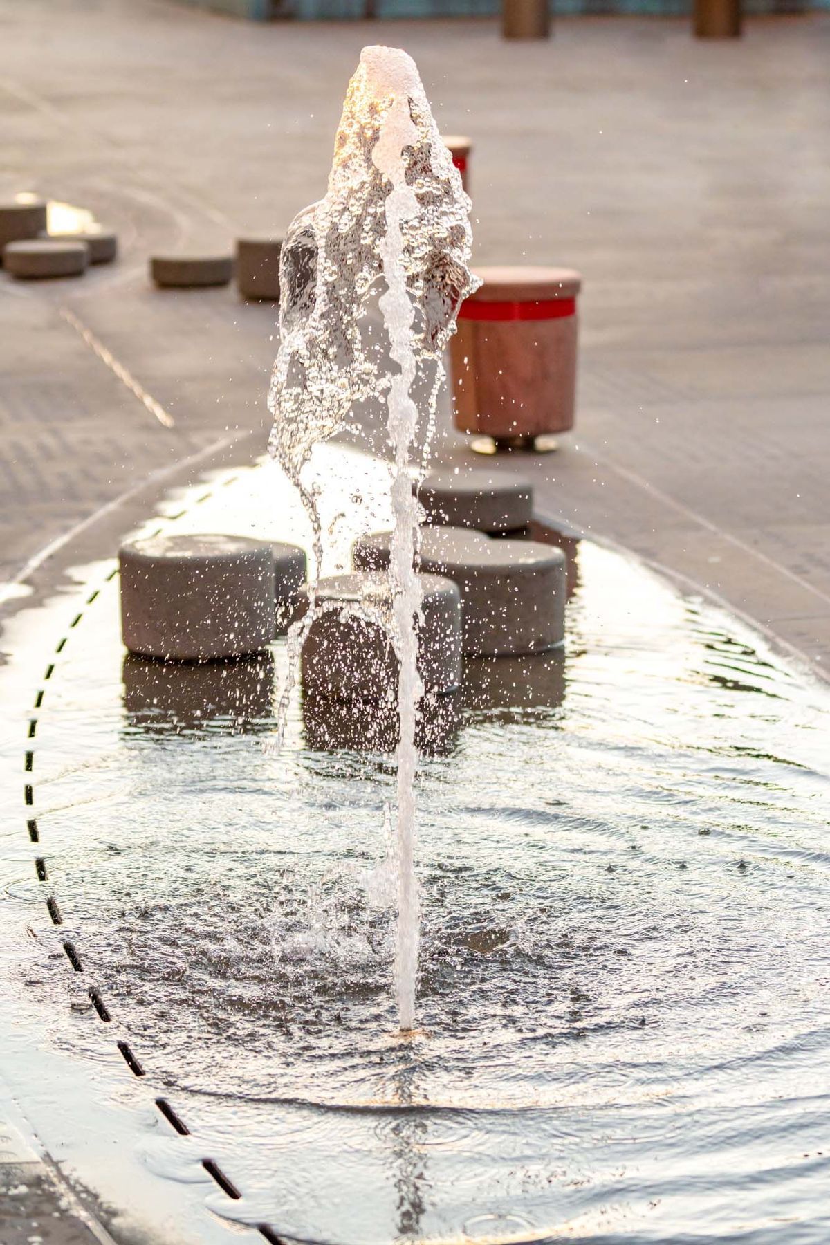 Jagas precast puddles and streetscape in Wynyard Quarter, Auckland