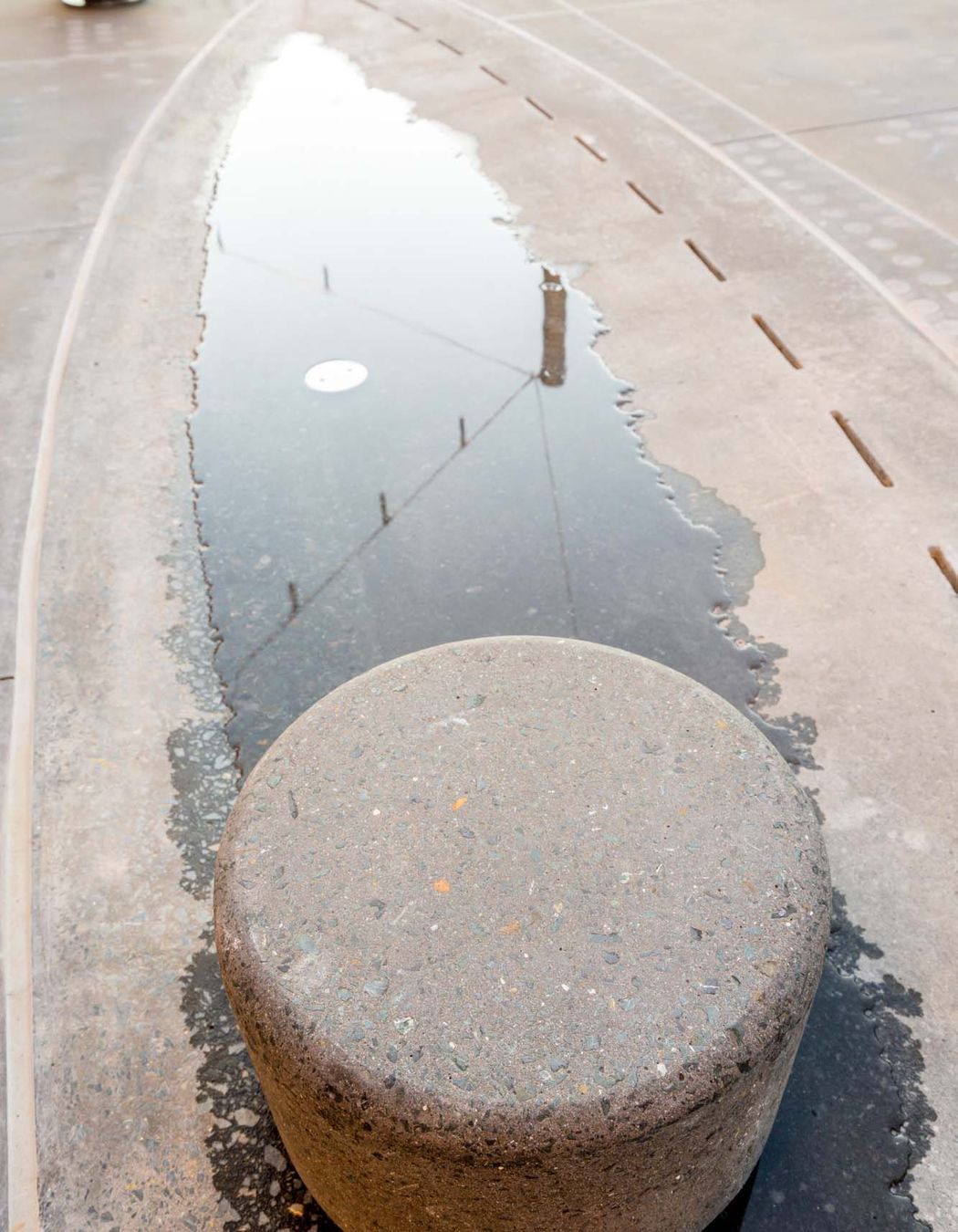 Jagas precast puddles and streetscape in Wynyard Quarter, Auckland