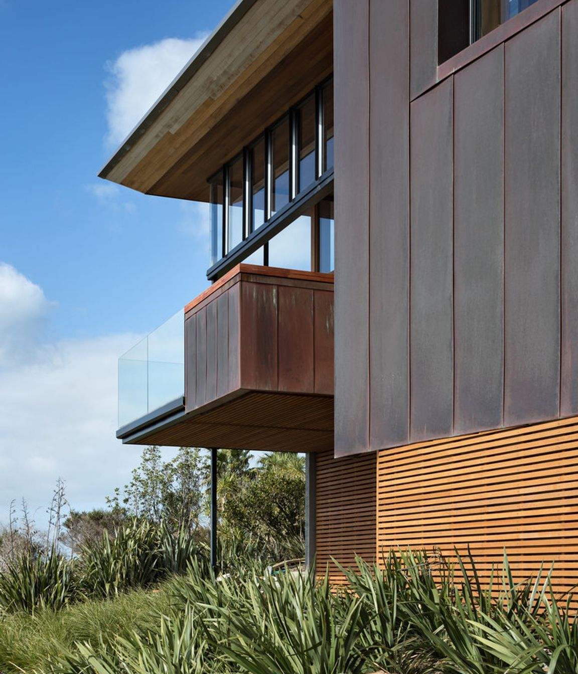 Timber, masonry and copper elements provide ‘bulletproof’ durability..