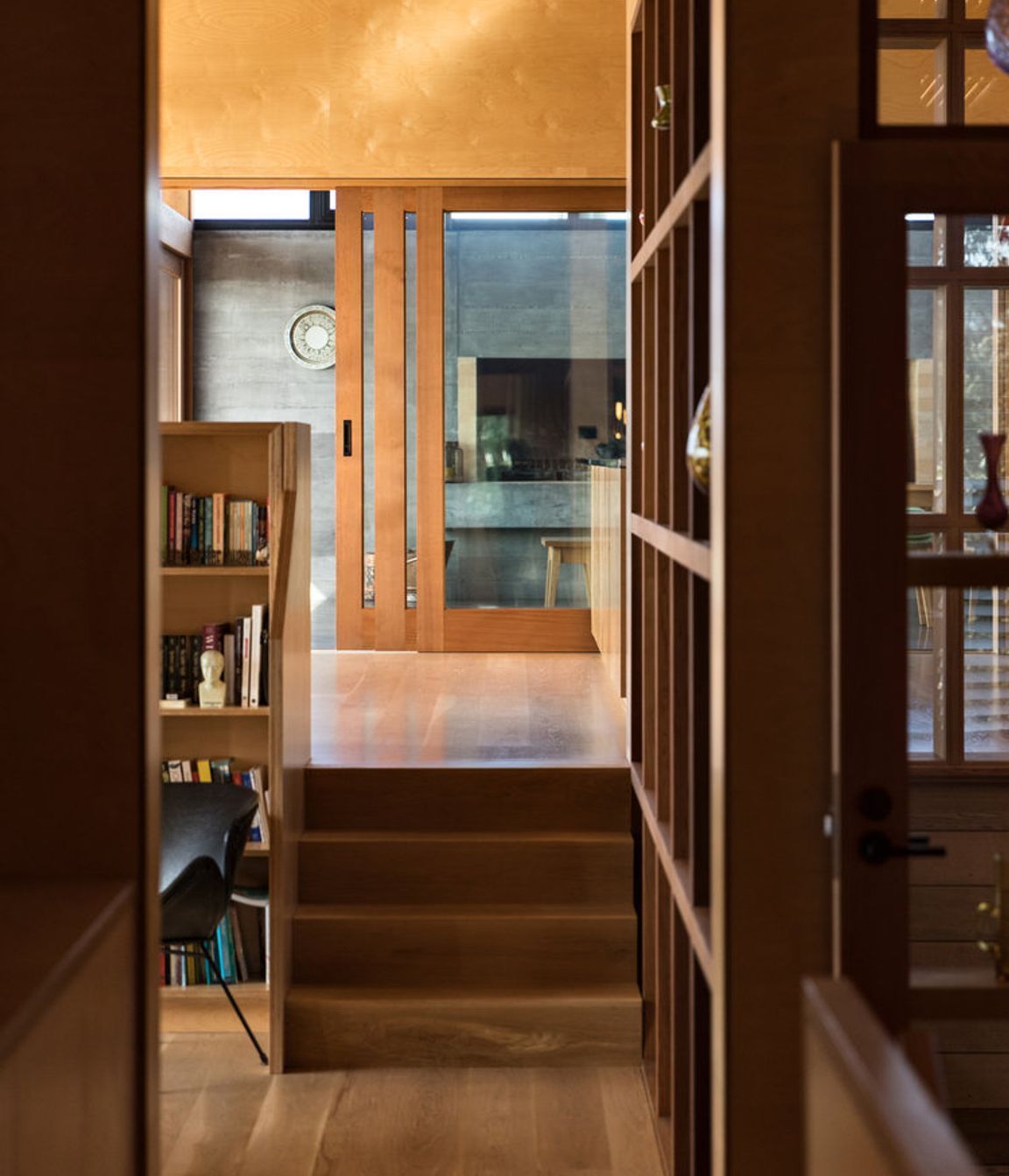 Looking from the lounge towards the entertainment room. 