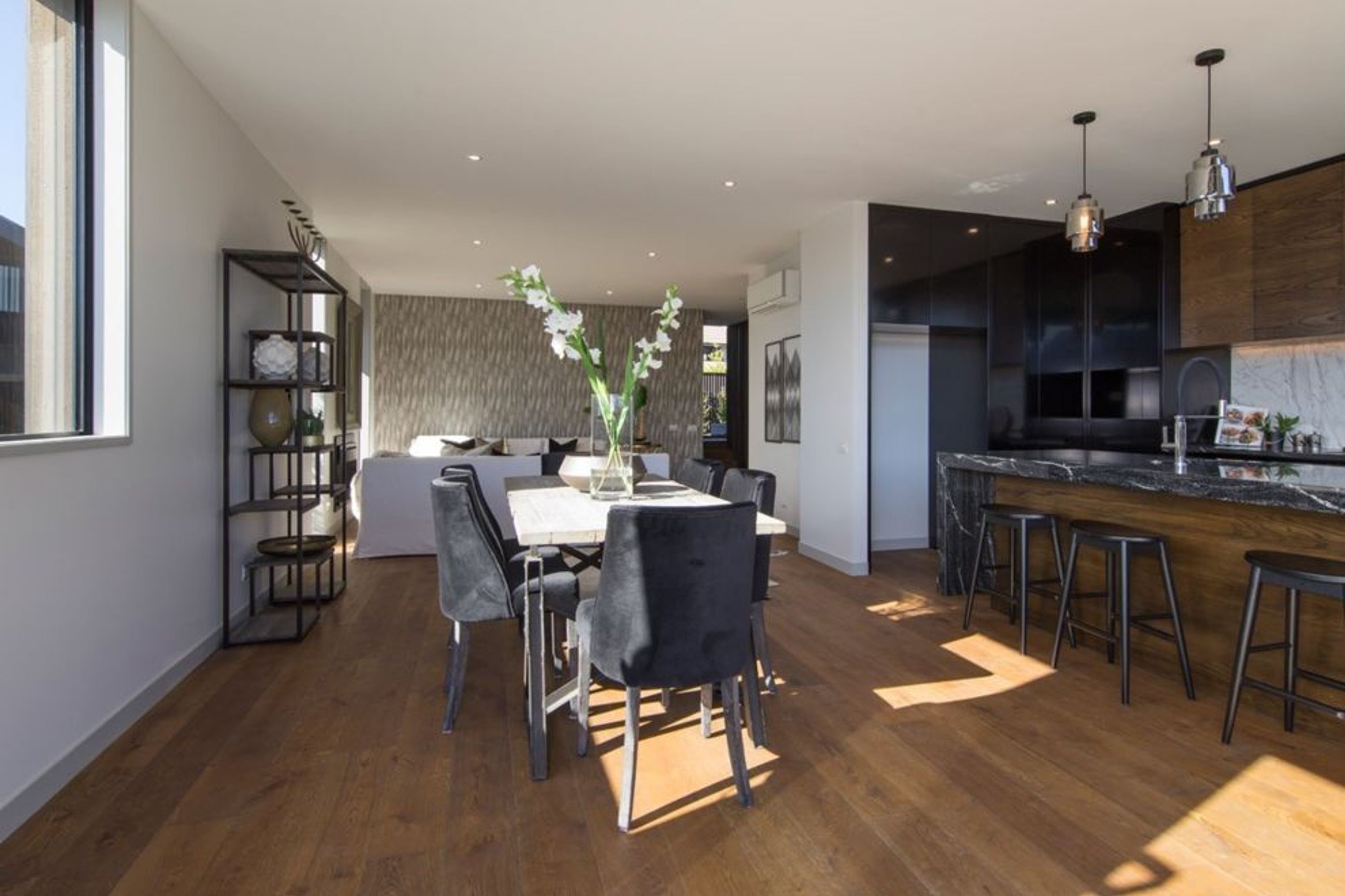 ​Towai III - Light Feature Grade Engineered European Oak flooring finished w/ Oil in 'Castle Brown'