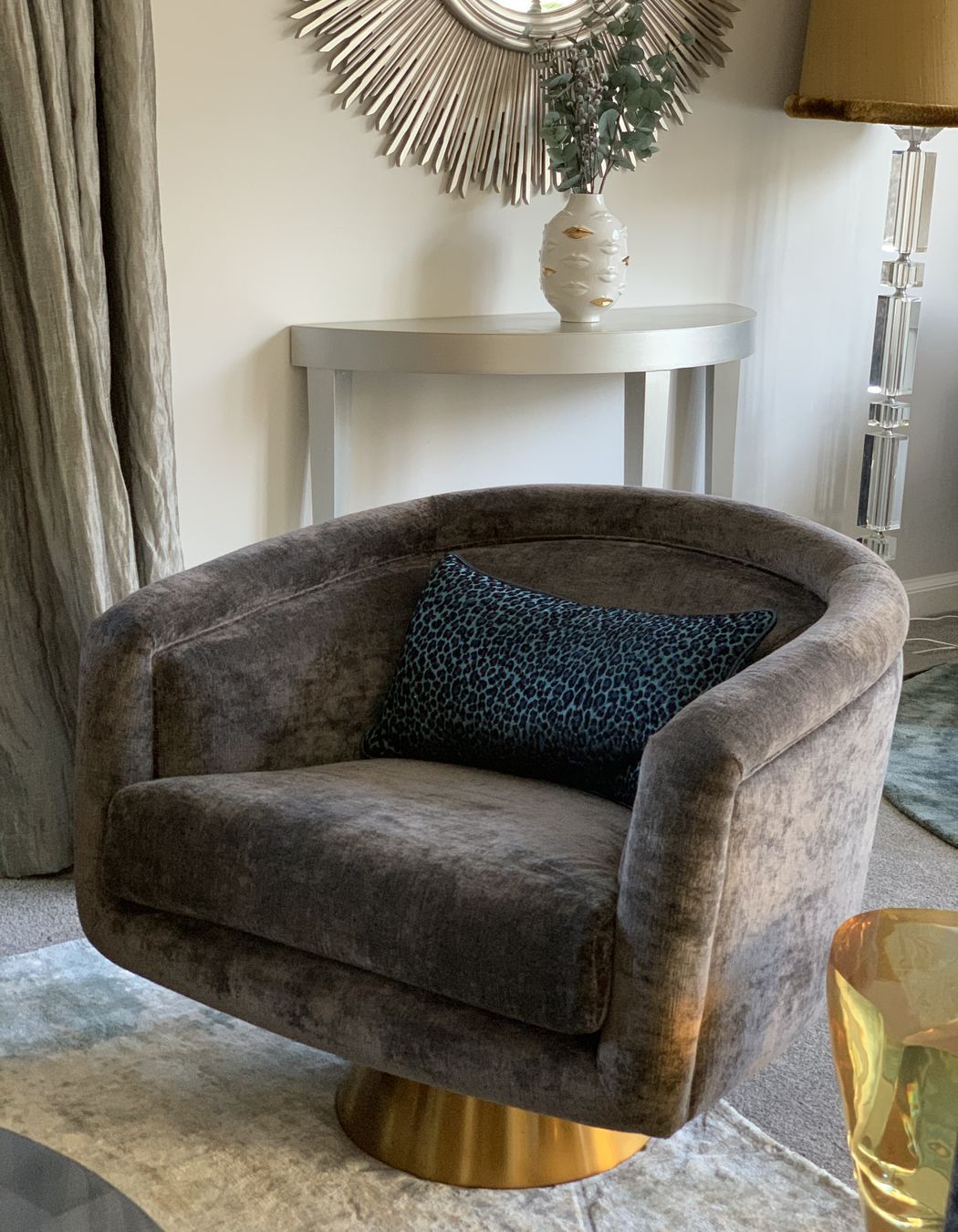 Swivel chairs from Jonathan Adler