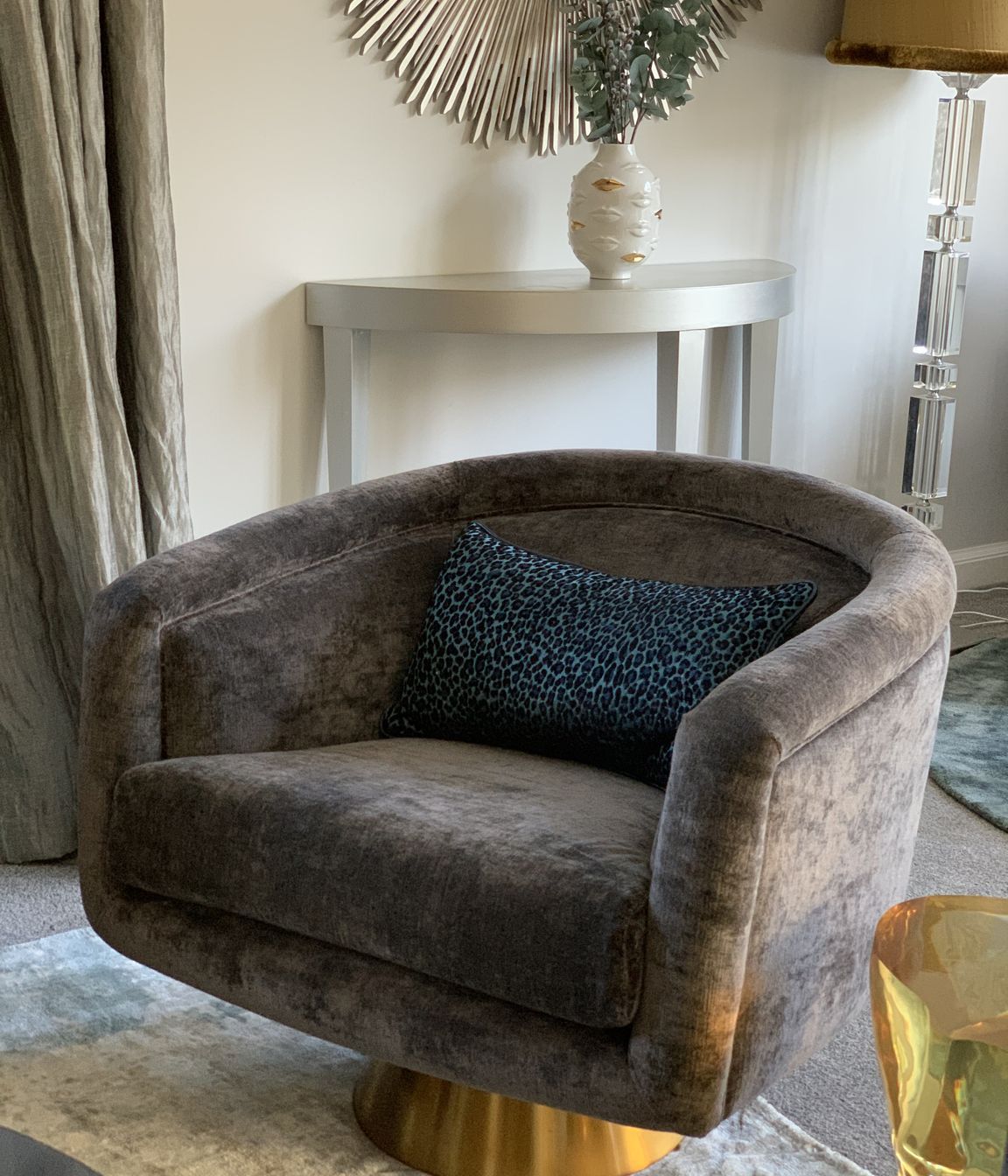 Swivel chairs from Jonathan Adler