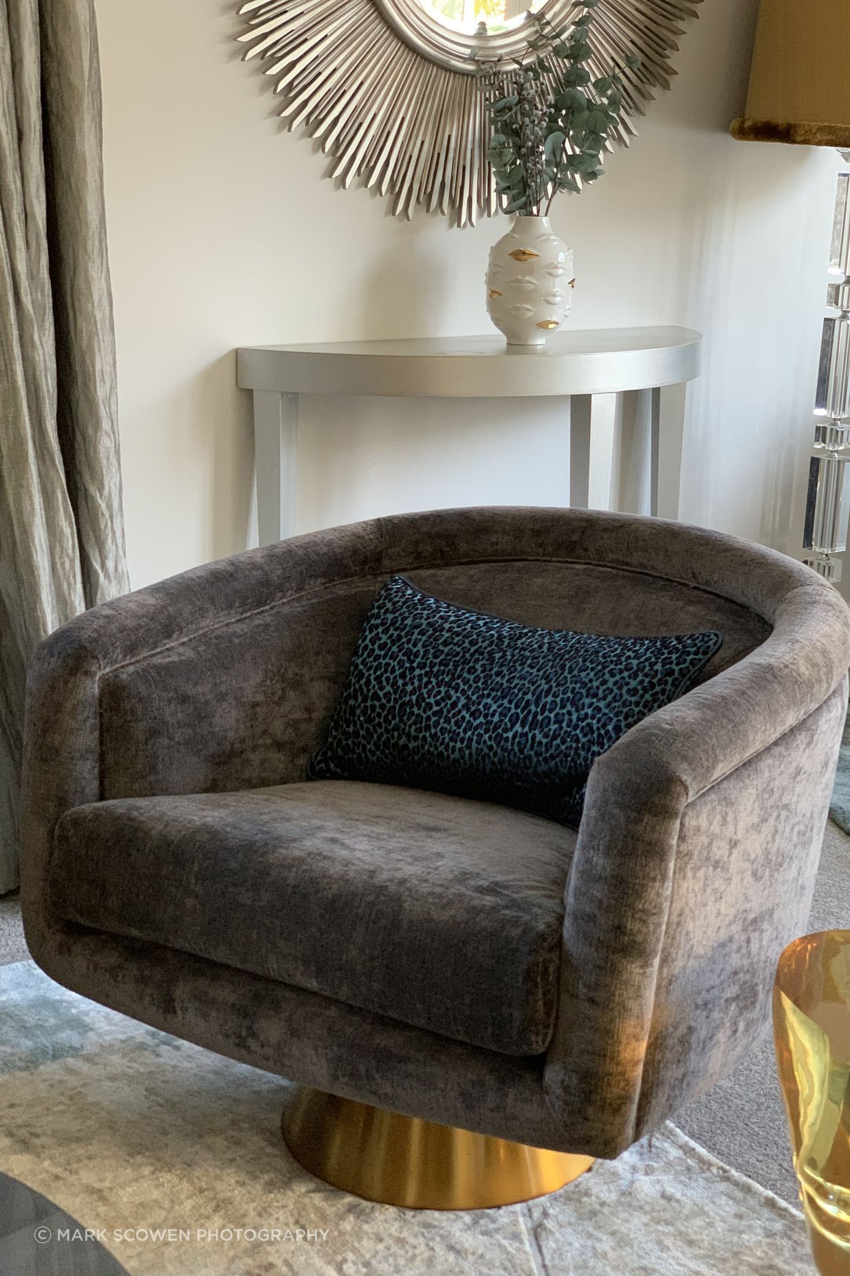 Swivel chairs from Jonathan Adler