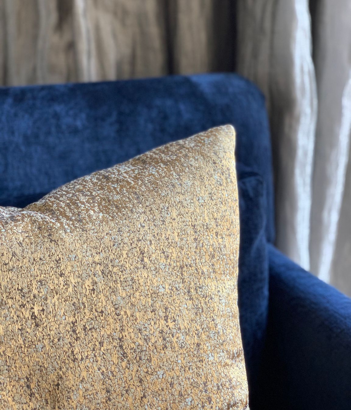 Shades of gold, sitting on midnight blue velvet