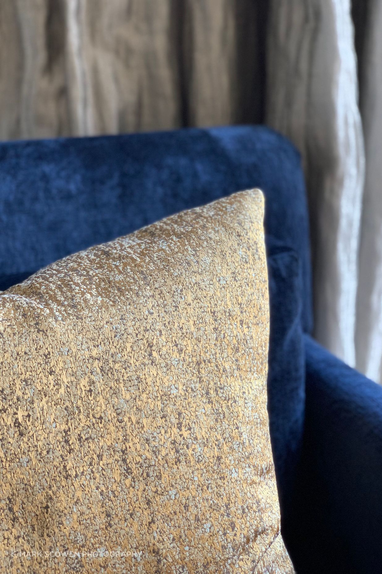 Shades of gold, sitting on midnight blue velvet