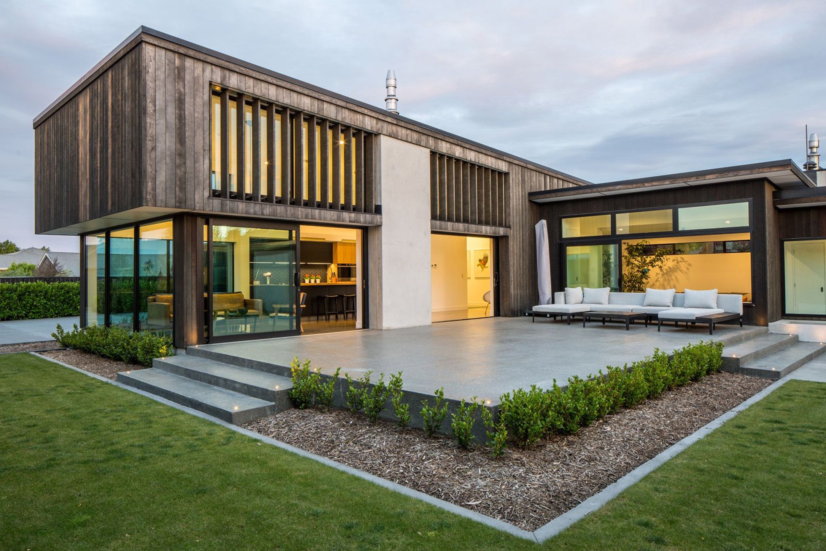 The design intention was for the relationship between the built environment and natural environment to be maximised.