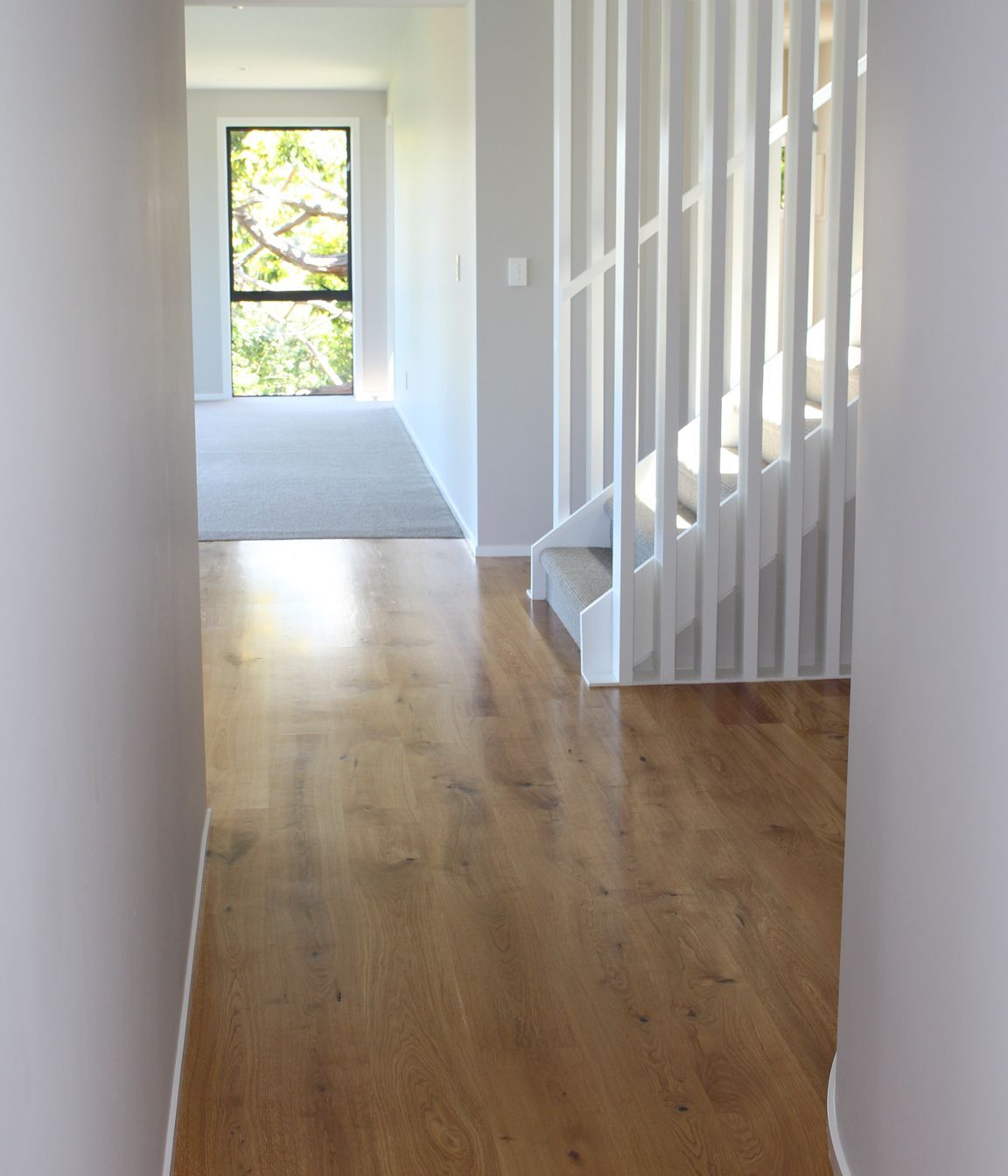 Engineered French Oak Flooring and finished with American Hard Wax