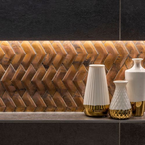 Vee Mosaic Wall Tiles