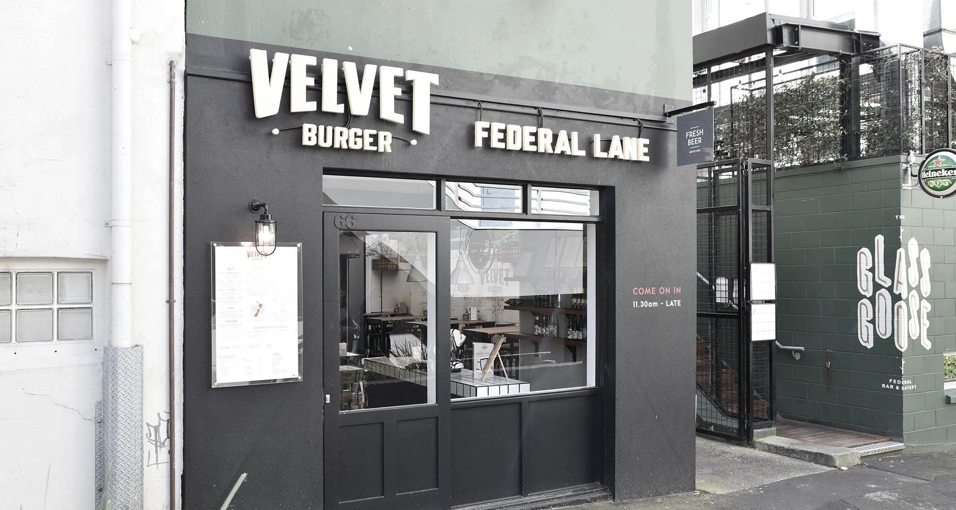 Velvet Burger banner