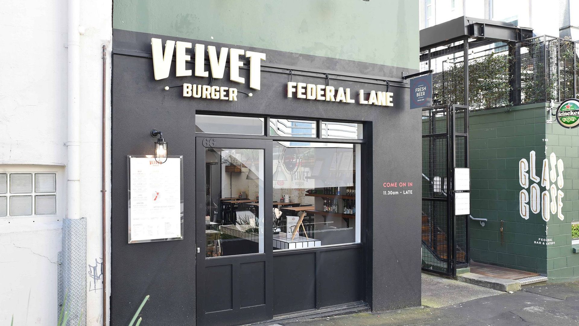 Velvet Burger banner