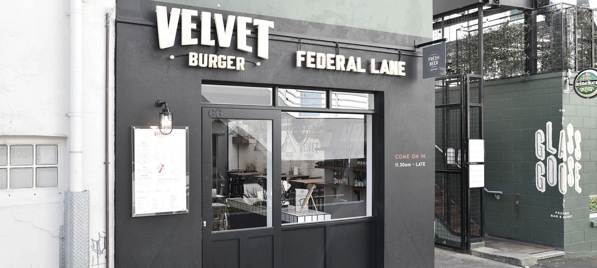 Velvet Burger banner