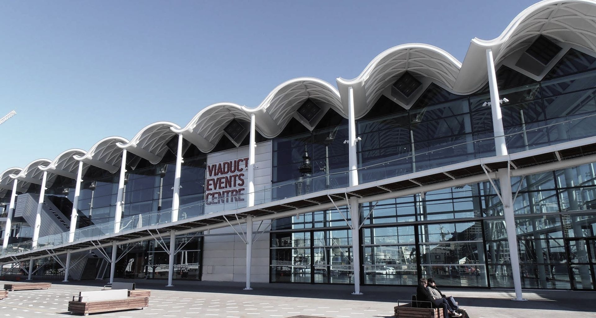 Viaduct Events Centre banner