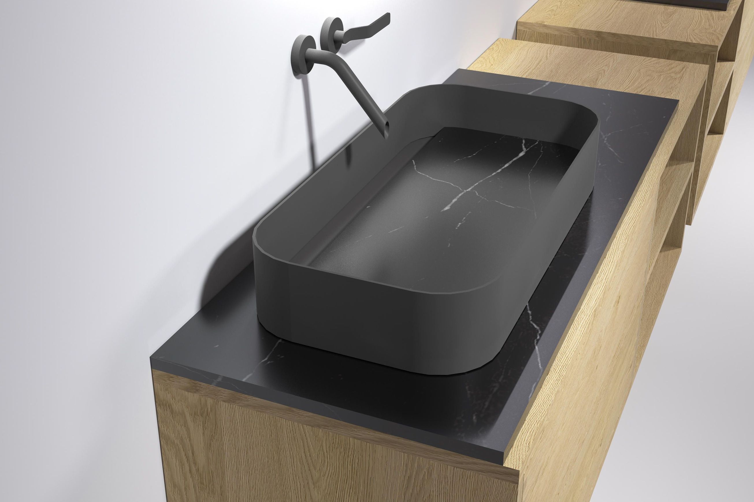 Wood-In Bathroom System by Boffi