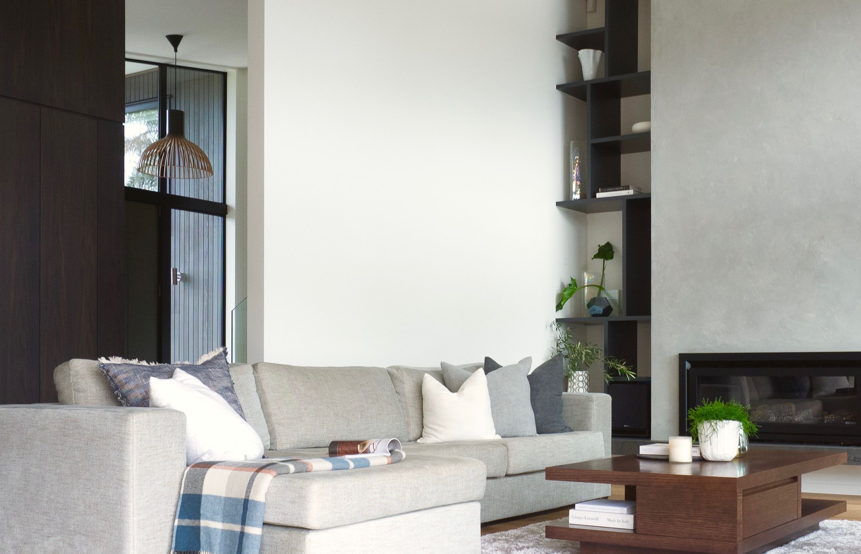 Cozy living area for all seasons.