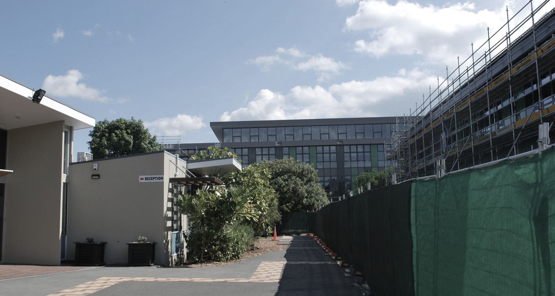 Western Springs College – Construction Underway banner