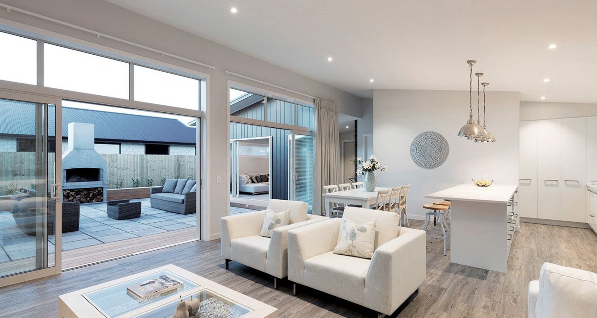 White Kitchen & Outdoor Living  banner