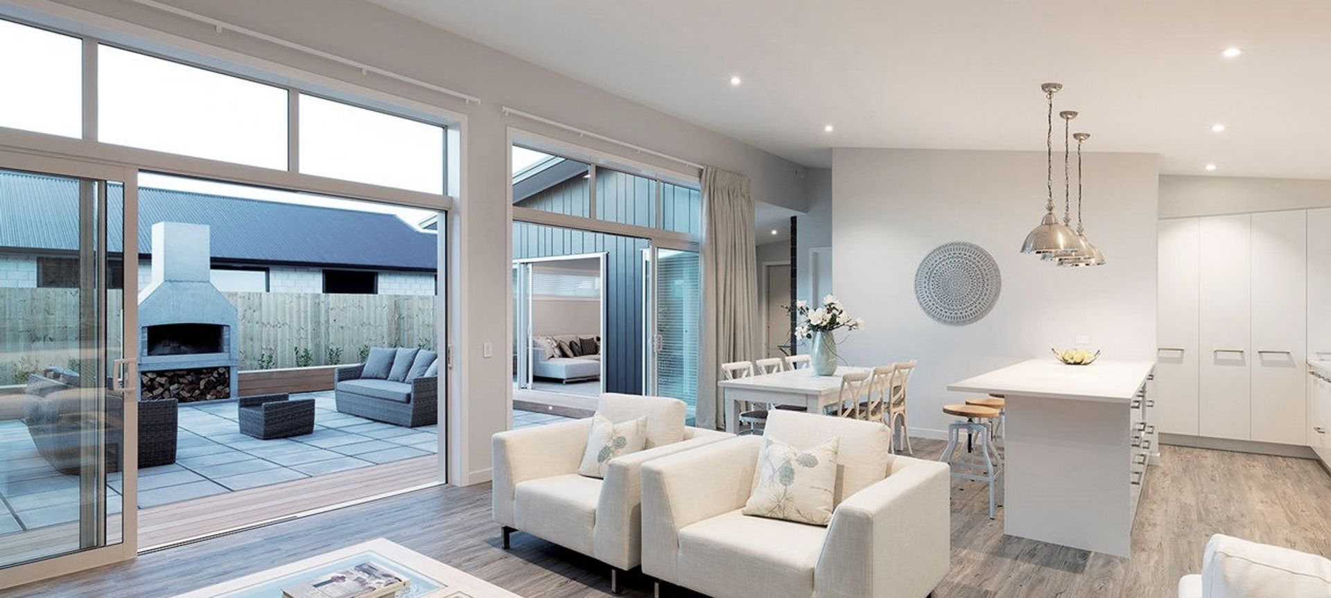 White Kitchen & Outdoor Living  banner