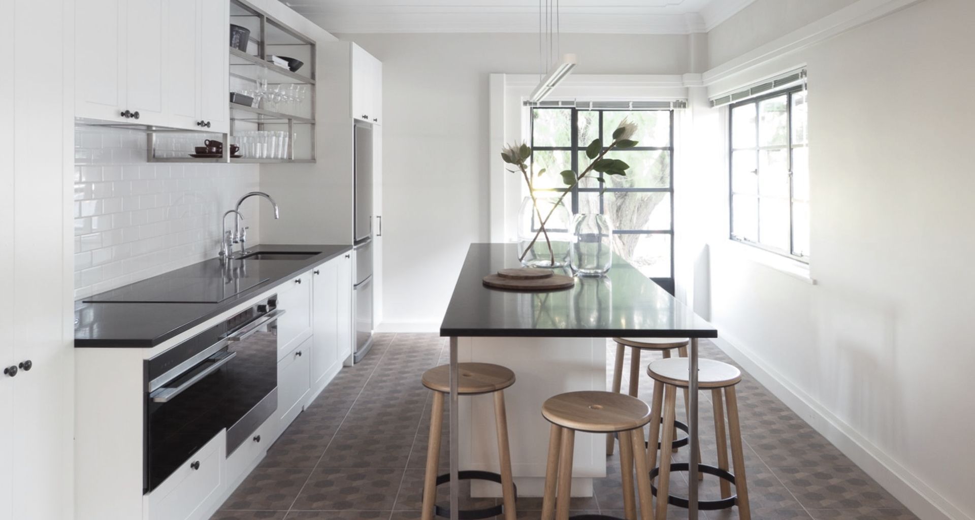 Central City Heritage Kitchen is located in a sunny corner of these legal chambers.