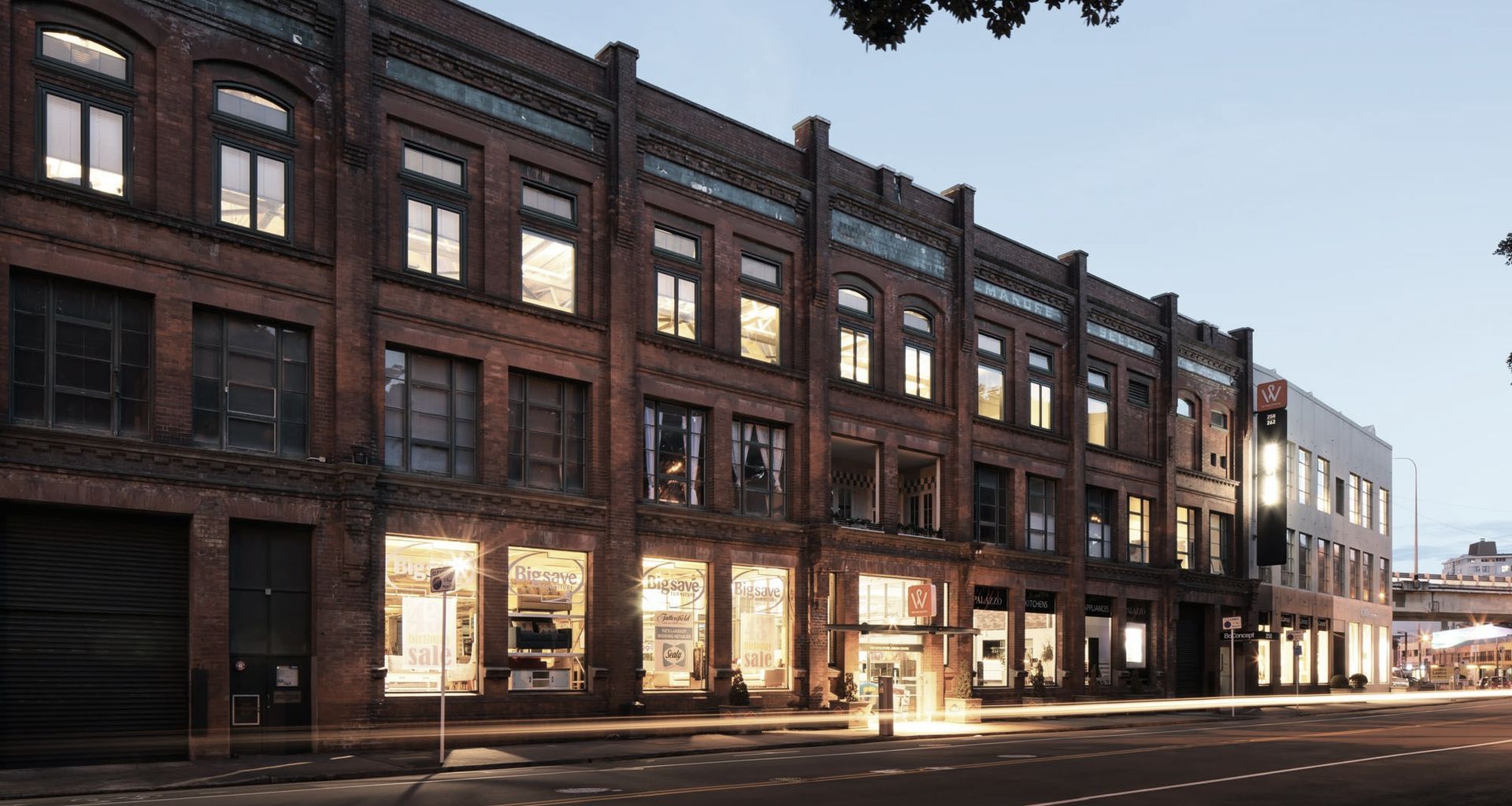 The Woolstore Management Office banner