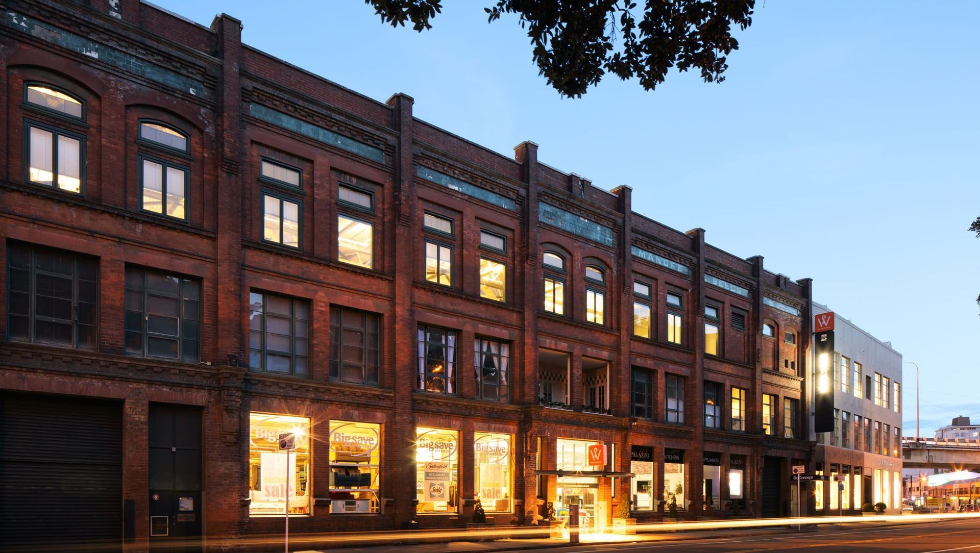 The Woolstore Management Office banner