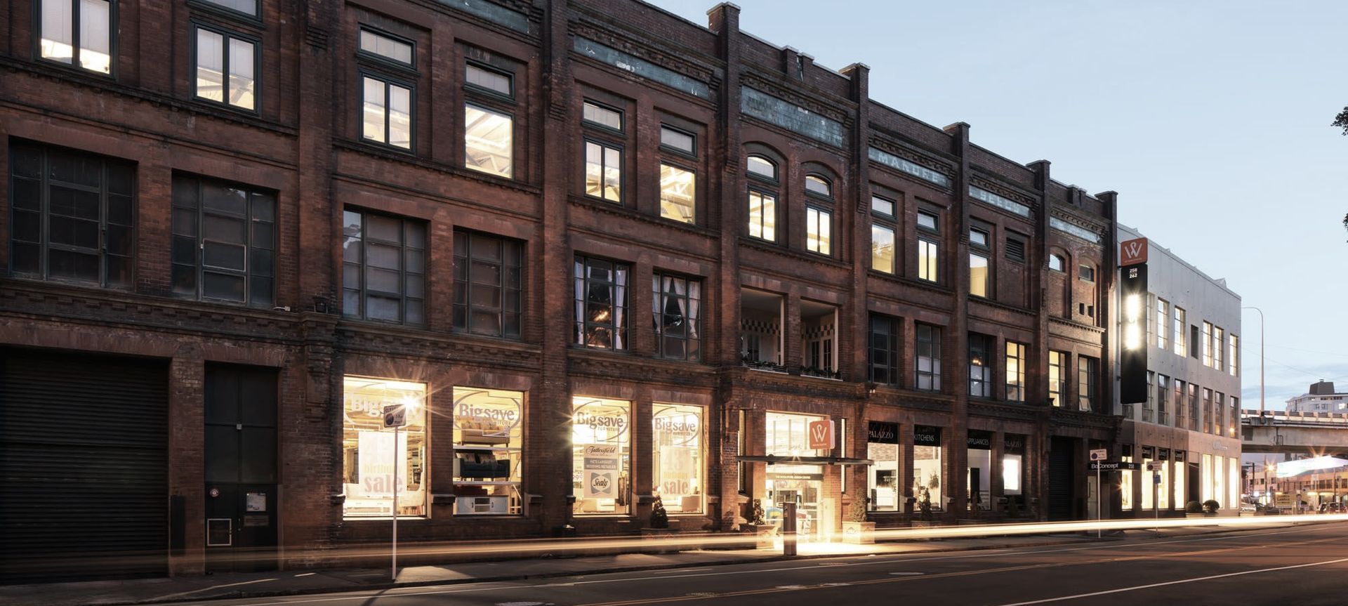 The Woolstore Management Office banner