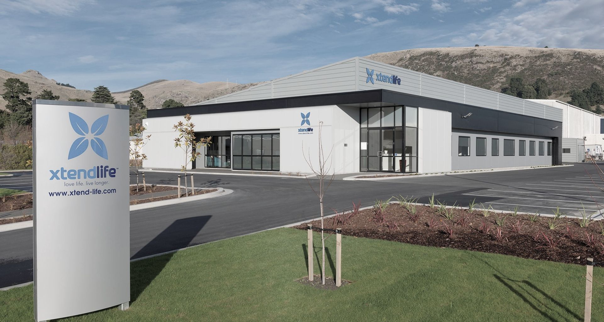 Xtend-Life Nutraceutical Facility banner