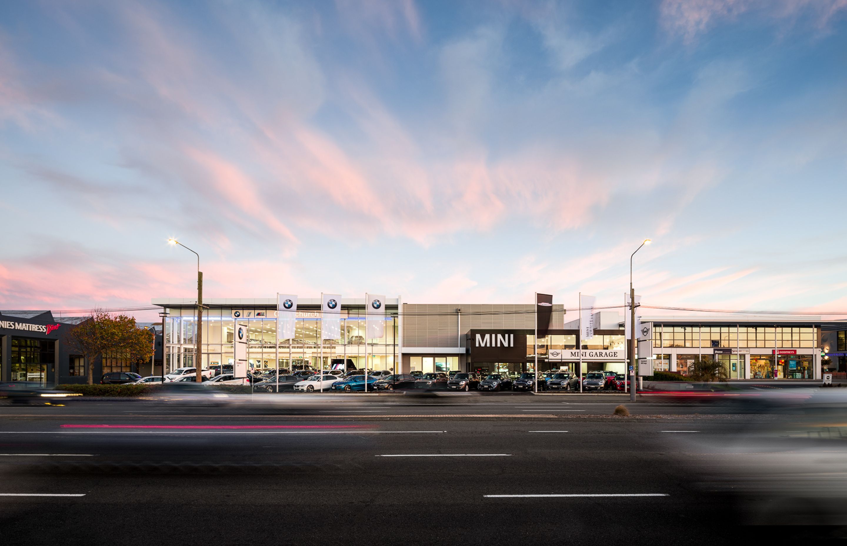 BMW Dealership, Christchurch<br />For Wall Projects