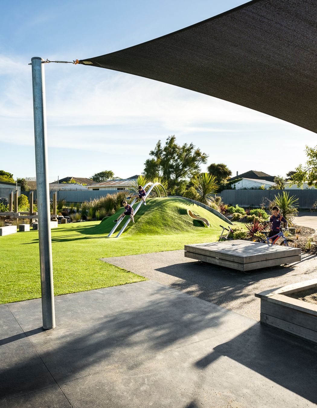 Rawhiti School, Christchurch<br />Design by Kamo Marsh Landscape Architects
