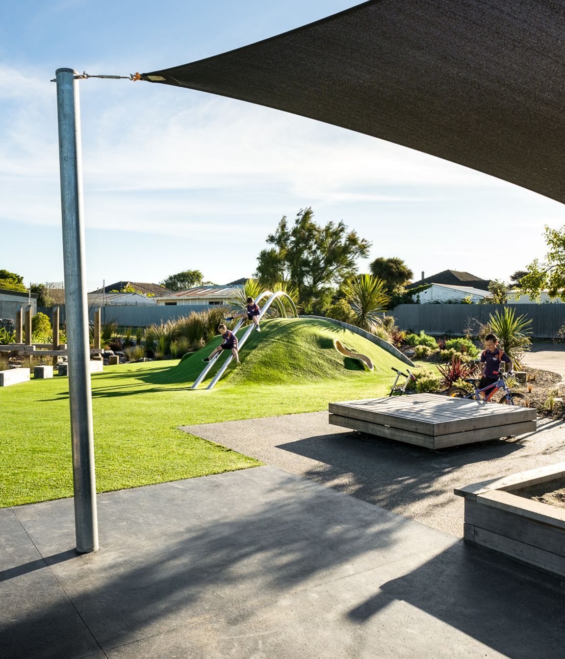 Rawhiti School, Christchurch<br />Design by Kamo Marsh Landscape Architects