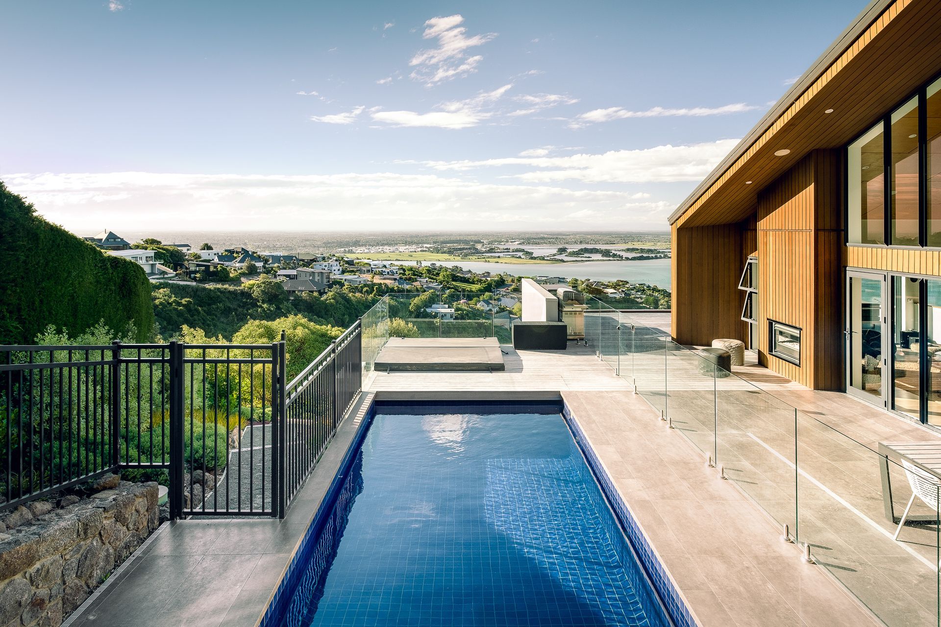 Redcliffs Hills Gardens, Christchurch<br />Design by Kamo Marsh Landscape Architects