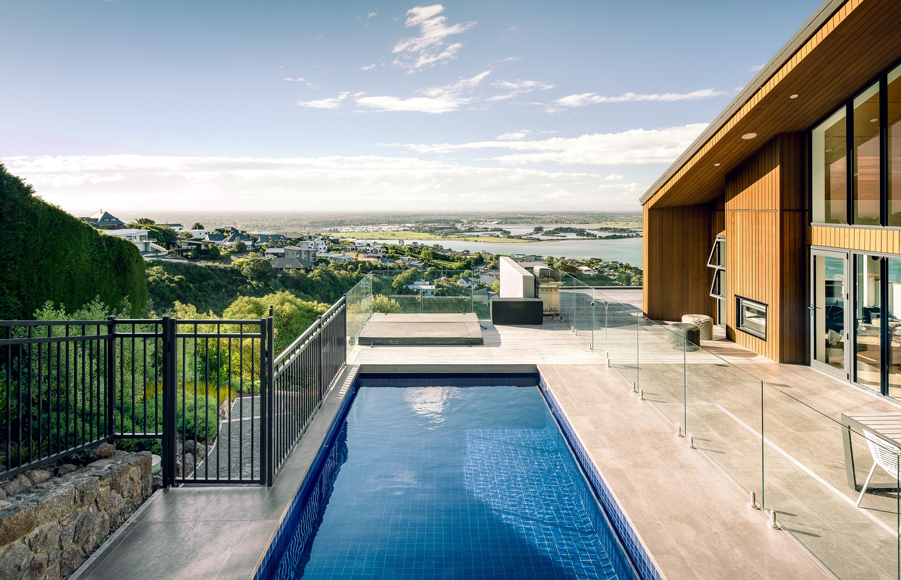 Redcliffs Hills Gardens, Christchurch<br />Design by Kamo Marsh Landscape Architects