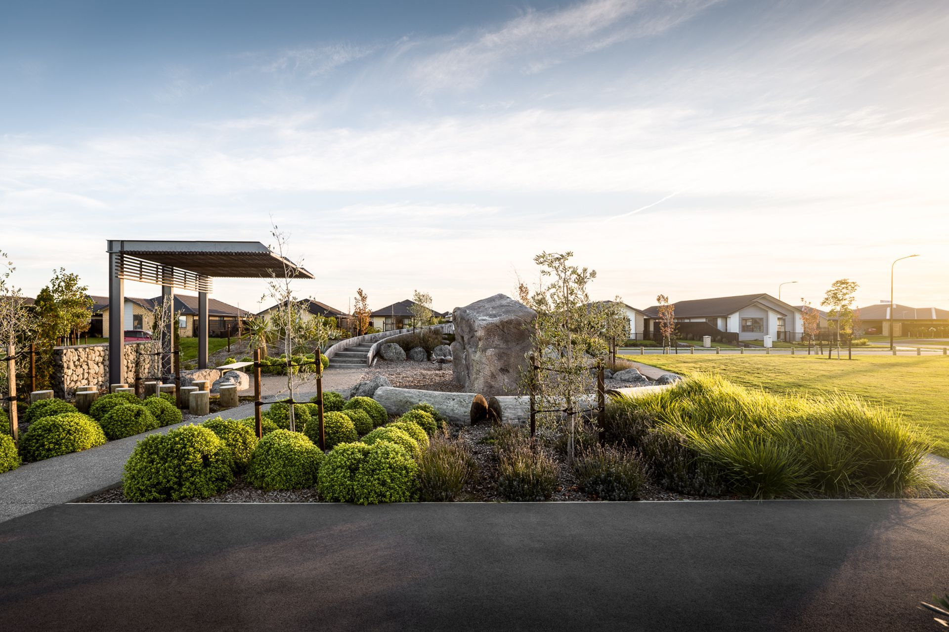 Faringdon<br />For Morgan + Pollard, Design by Kamo Marsh Landscape Architects