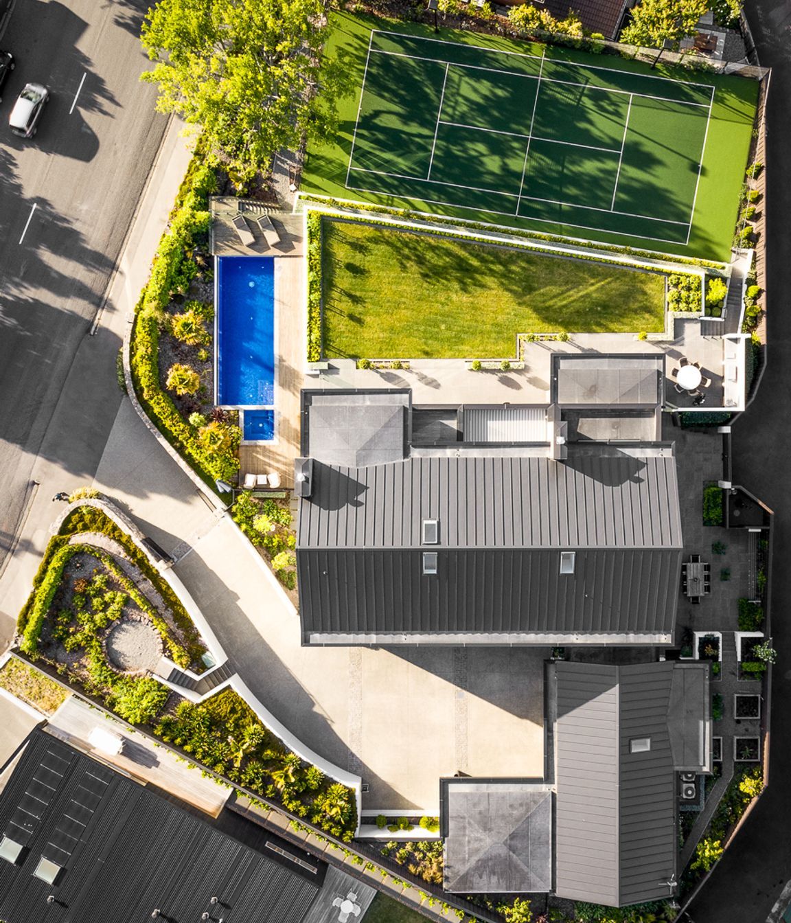 Cashmere Hills Gardens, Christchurch<br />Design by Kamo Marsh Landscape Architects