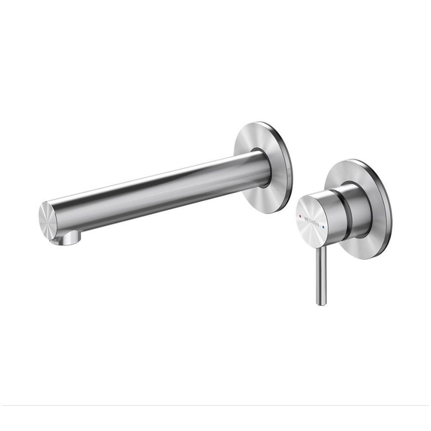 Tūroa Wall Mounted Basin Mixer With Spout