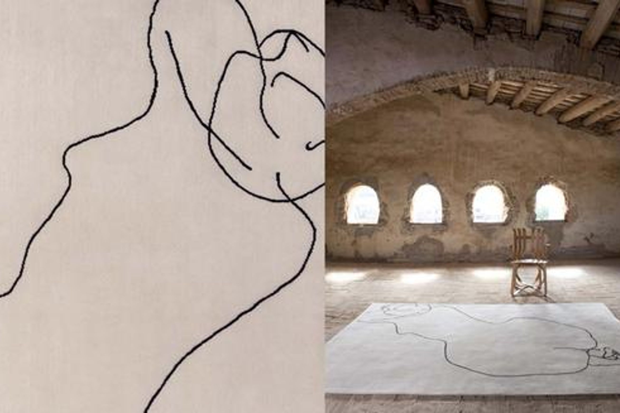 Chillida Rug series by Nanimarquina
