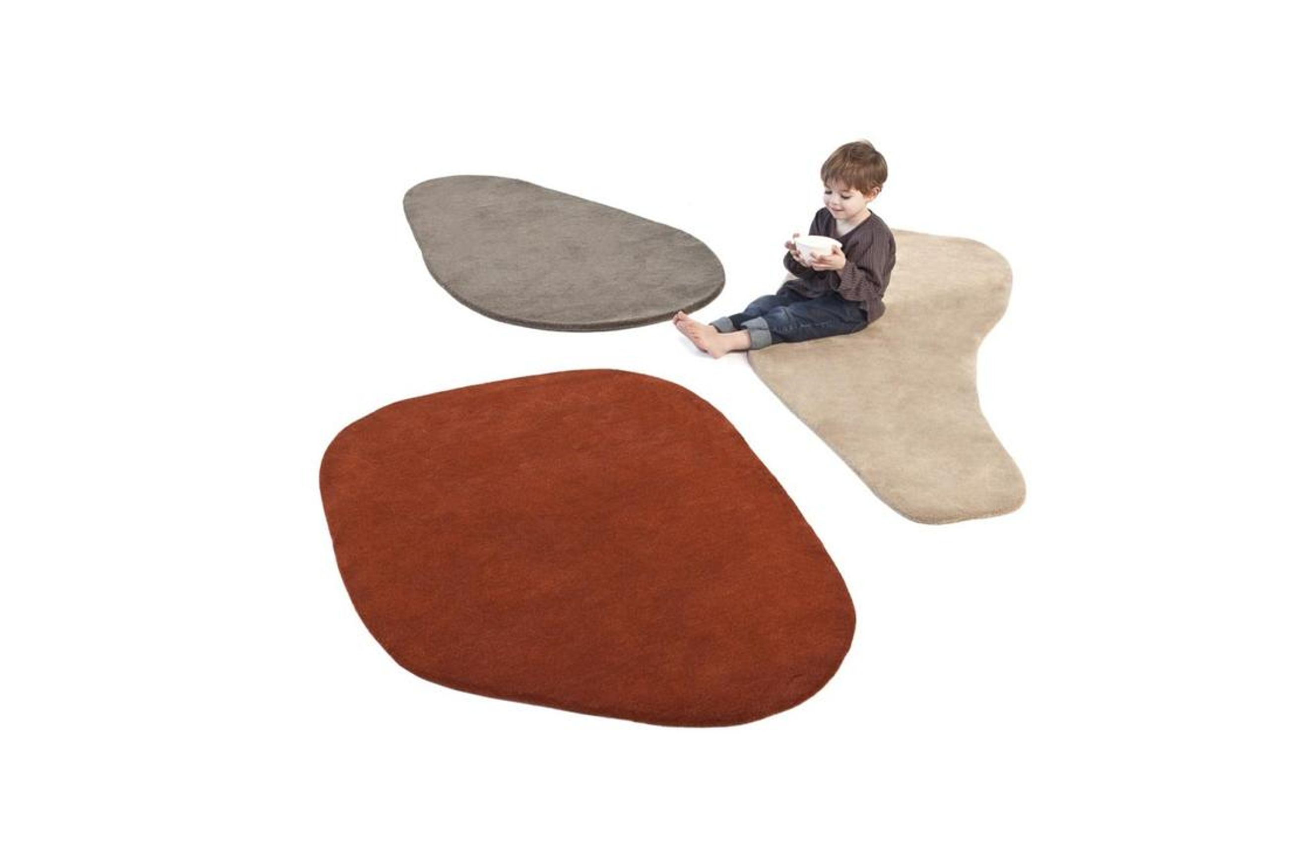 Stone Wool Rug Range by Nanimarquina