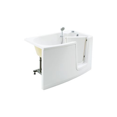 Bathtub with Inward Opening Door and Mixer