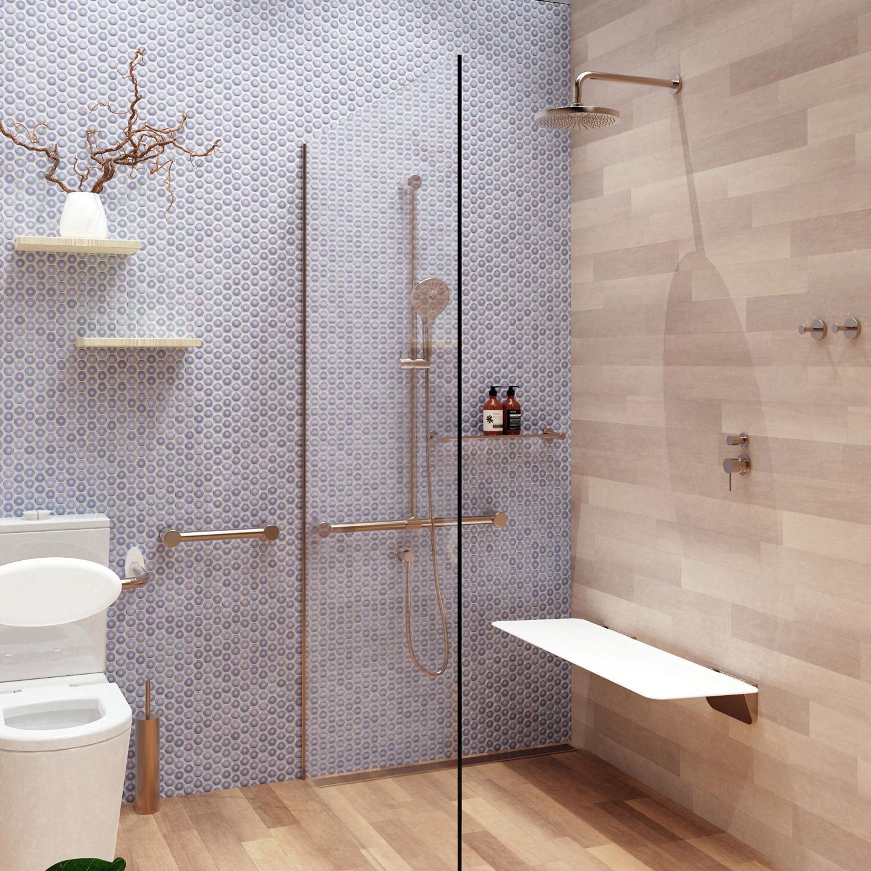 Calibre Shower Rail by Avail Design